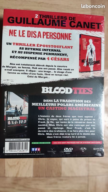 2 films de Guillaume Canet en DVD, sous blister + petit cadeau (image 2)