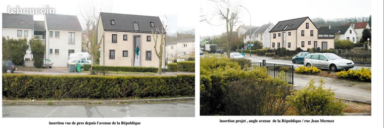 TERRAIN viabilisé et borné CENTRE VILLE proximité gare et commodités AVEC PERMIS PURGE pour construction de 4 appartements avec jardins privatifs et terrasses exposition sud