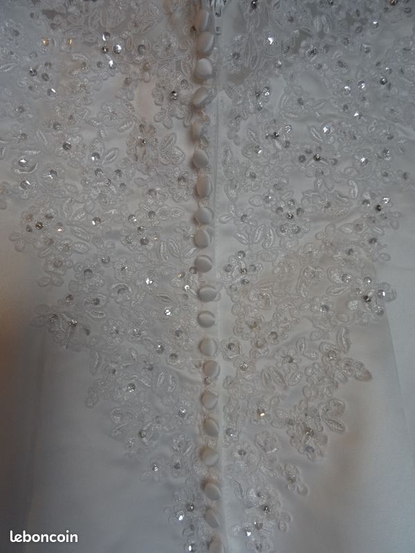 ROBE DE MARIEE taille 42 avec son étole (image 6)