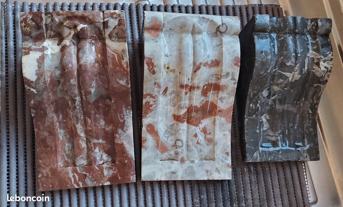 Le Lot de 4 Blocs de cheminée en Marbre (image 1)