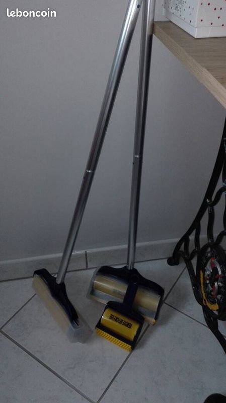 2 balais brosse auto-agrippante poils d'animaux (image 2)