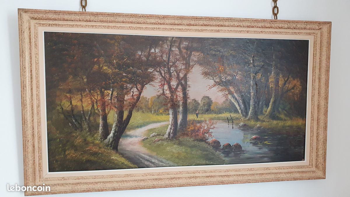 Grand tableau d'un sous bois (image 1)