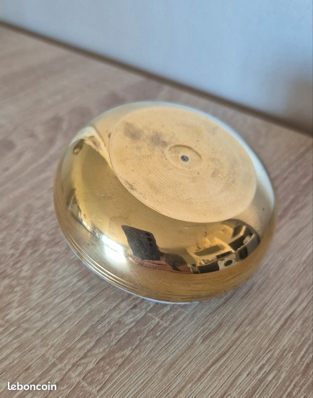 Boîte à Bijoux En Laiton Et Pétales De Nacre - Fabrication Artisanale
