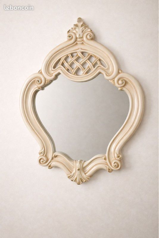 Paire de miroirs baroque italien vénitien authentique (image 1)