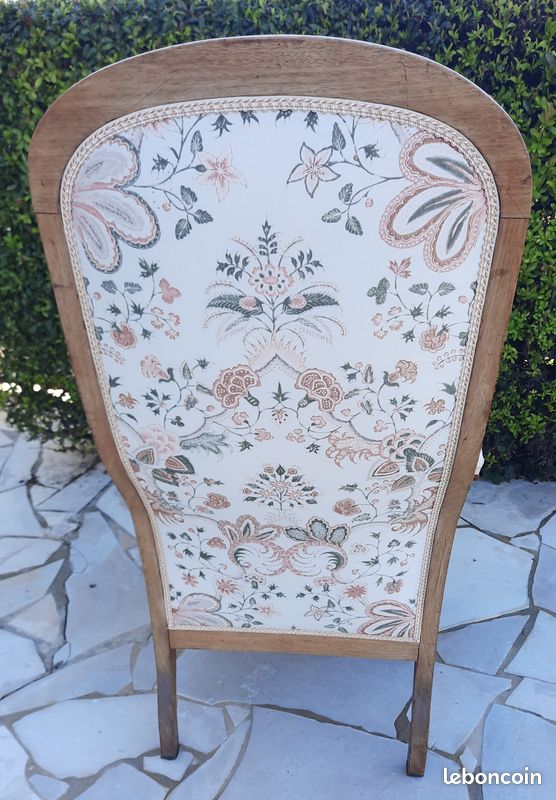 Fauteuil Voltaire début XX éme relooké en très bon état (image 3)