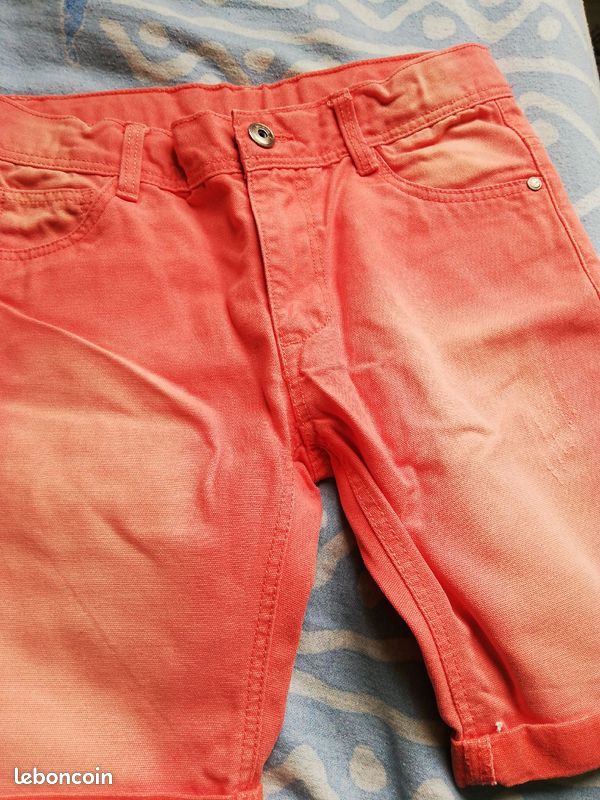 Short jean orange (image 1)