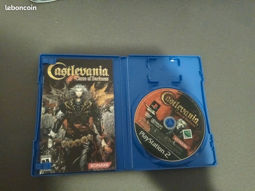 CASTLEVANIA CURSE OF DARKNESS PS2 COMPLET NOTICE PAL FR / TBE