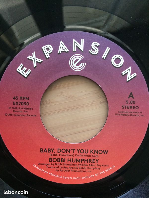 Bobbi Humphrey – Baby Don't You Know - 45t import UK (image 1)