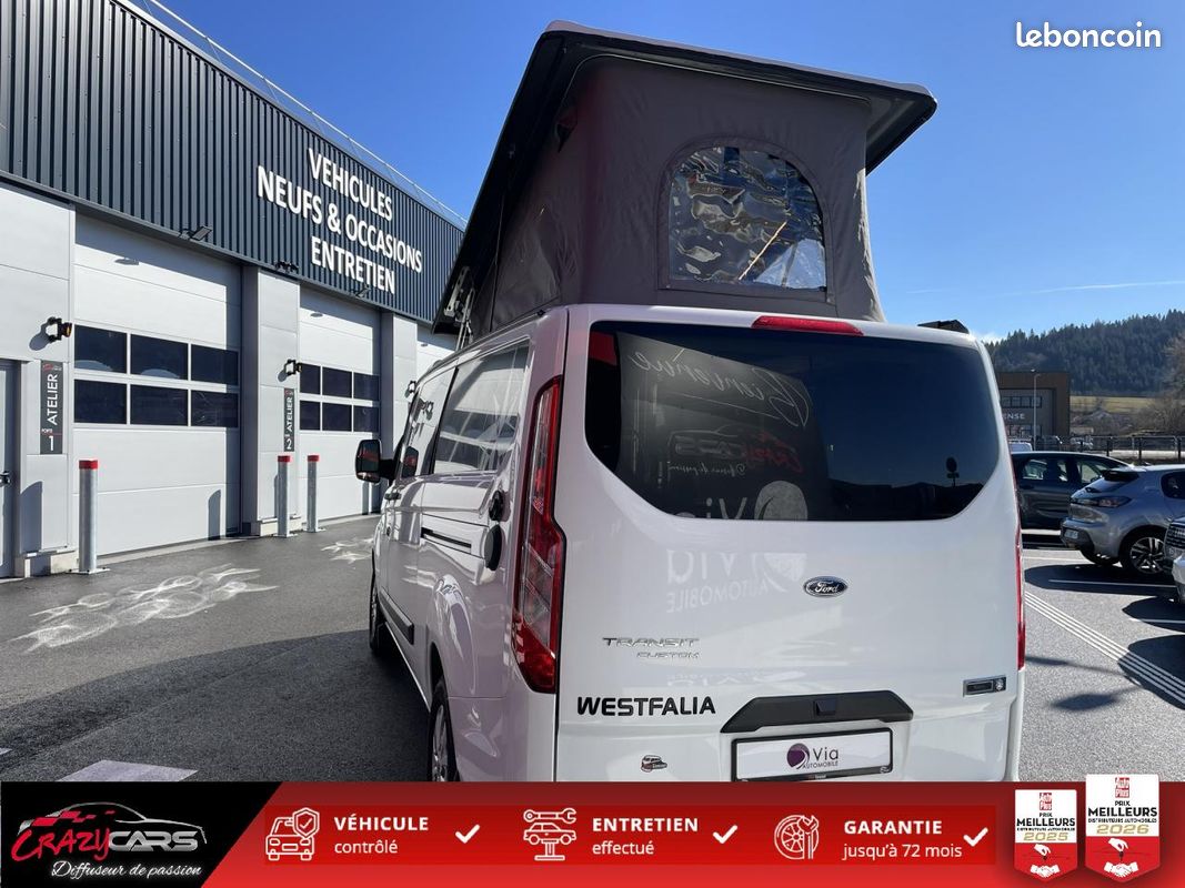 Westfalia custom nugget plus ford kelsey 2.0 ecoblue 170 - cam - camper pack - toit relevable (image 22)