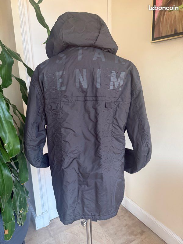 Parka noire homme G-Star Raw Denim (image 5)