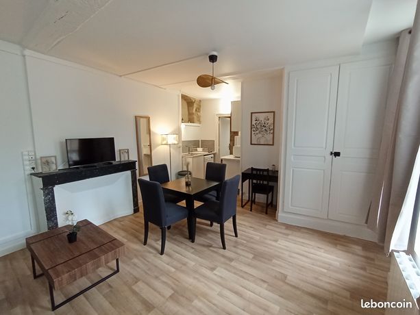 Appartement meublé 25 m² rénové à neuf Laon Ville haute, Plateau