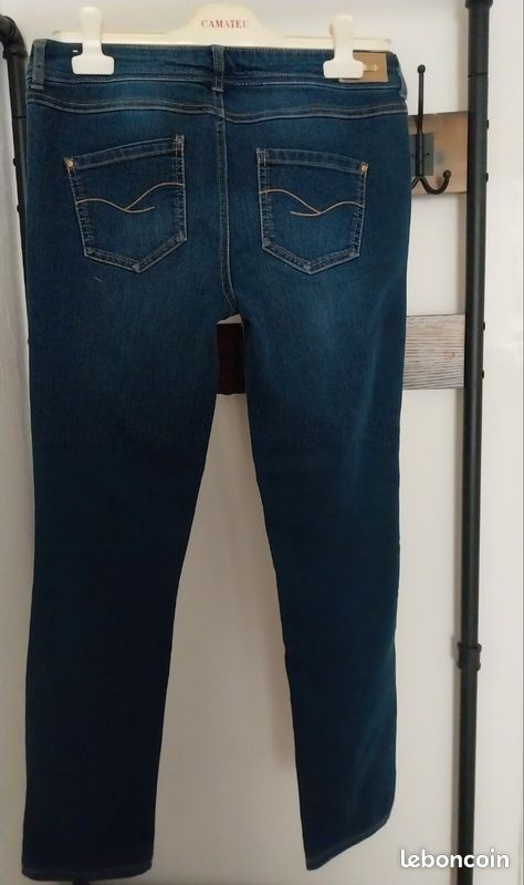 Jeans Bleu GRAIN DE MALICE T40 - Coupe Bootcut, Intérieur Jambe 83 Cm - Neuf Avec étiquettes