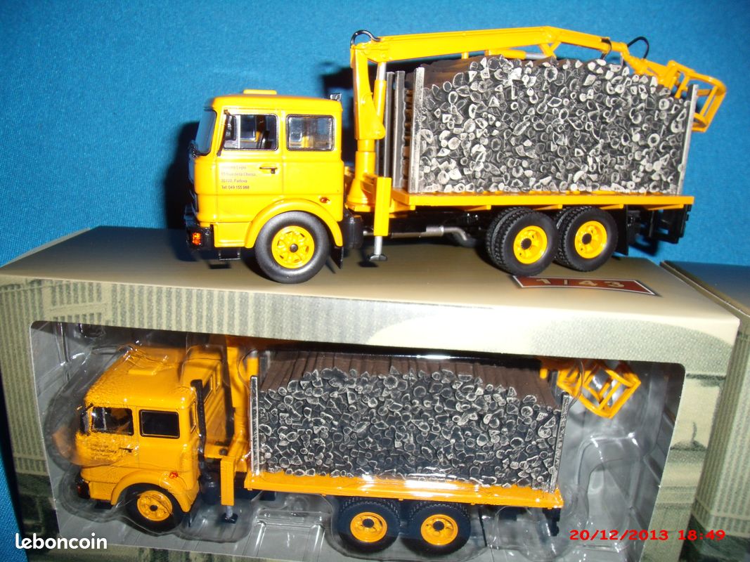 C97 FIAT 190 H Camion Transport de bois - Fardier 1/43 neuf boite (image 1)