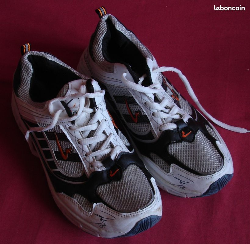 Basket homme blanc noir p 39 sport Chaussures