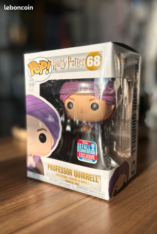 Funko Pop Professor Quirrell 68, 2019 Fall Convention Exclusive