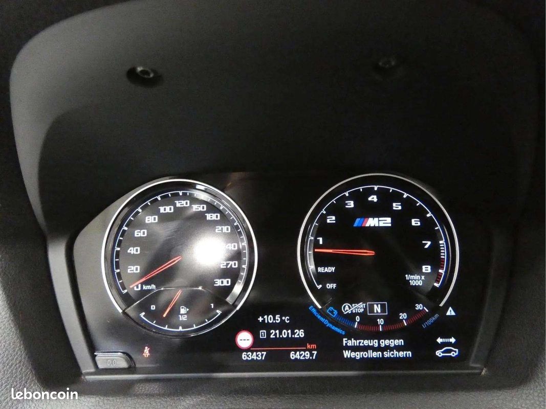BMW M2 COMPETITION 411 ch * DKG Drivelogic * Toit Ouvrant * Carbone * Caméra (image 23)