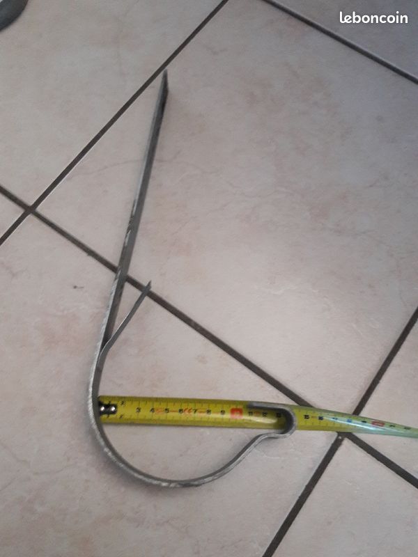 Crochet rouennais acier galva (image 1)