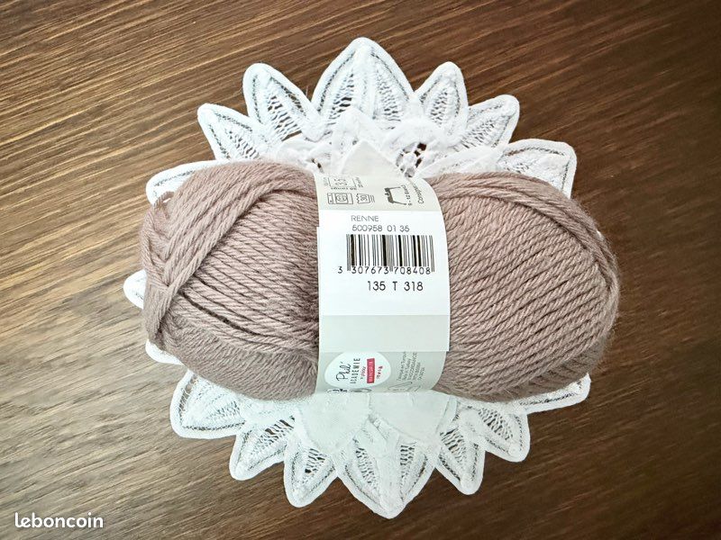 Lot De 3 Pelotes De Laine PARTNER 6 - Acier Gris, Acrylique, Polyamide | Tricot, Crochet, Aiguille 6