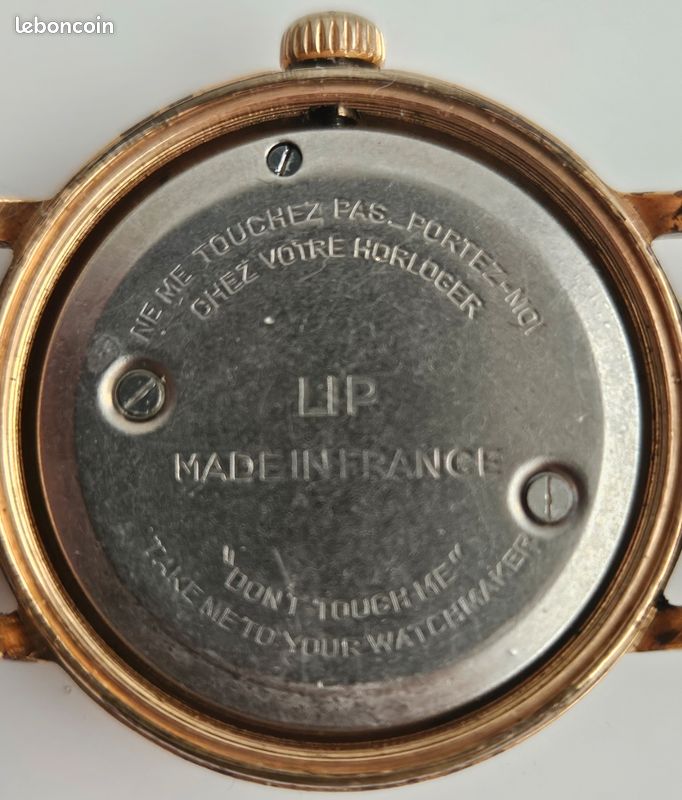 Montre LIP Mécanique Plaquée Or - Modèle R23 Années 70 - Fonctionnelle Collection