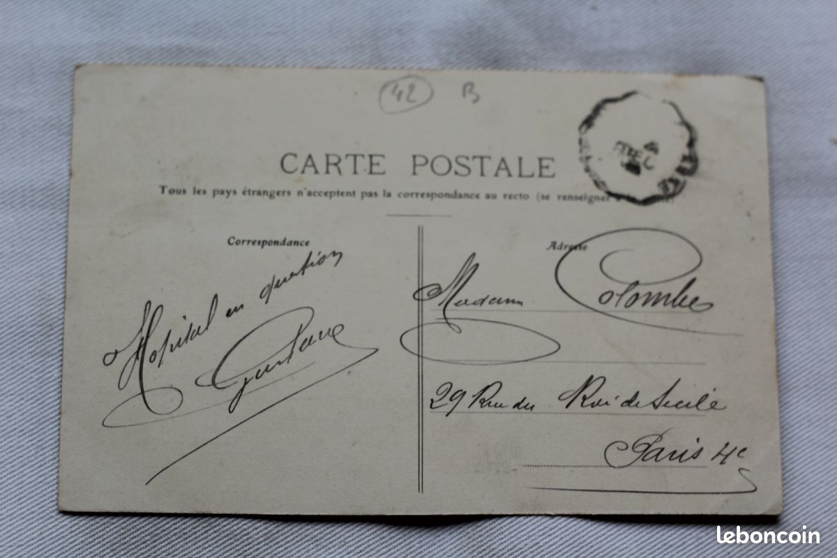 Carte Postale Ancienne ASSE 1956-1957 - Équipe De Saint-Etienne - CPA