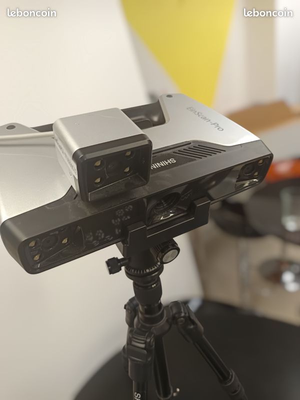 Pack complet Scanner 3D : shining pro + pack couleurs + plateau tournant (image 4)
