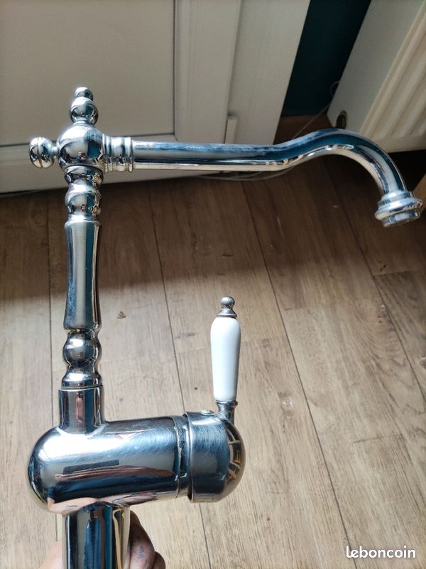Robinet mitigeur Chromé Cuisine Leroy Merlin (image 2)