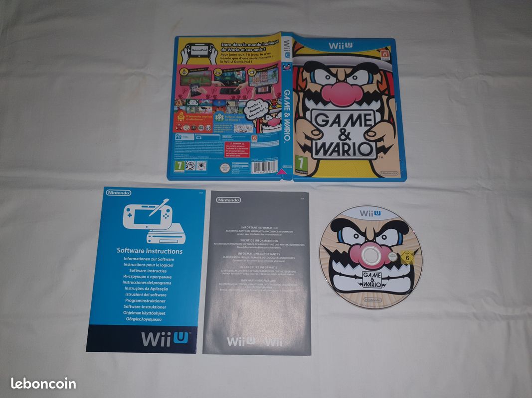 Game Wario Nintendo d'occasion WII U wiiu Consoles