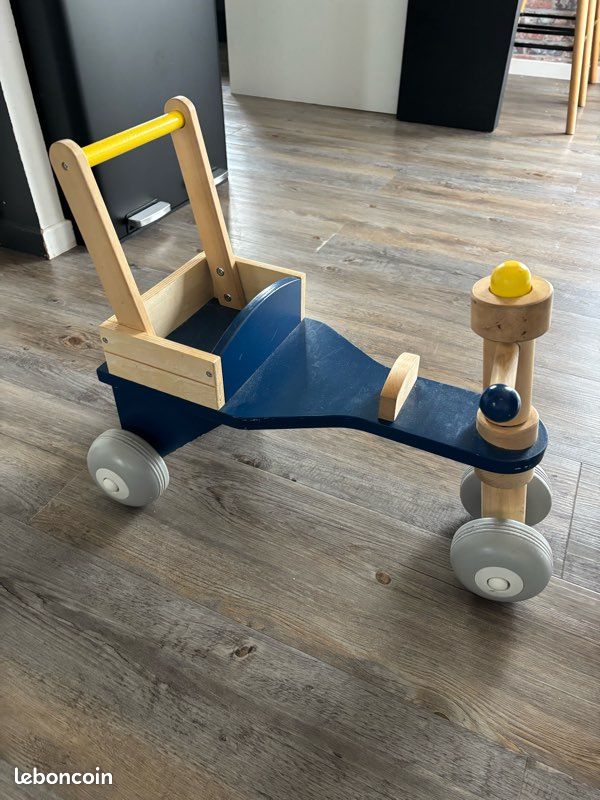 Porteur Pousseur En Bois BÃ©bÃ© Porteur Pousseur Bébé En Jeux Jouets