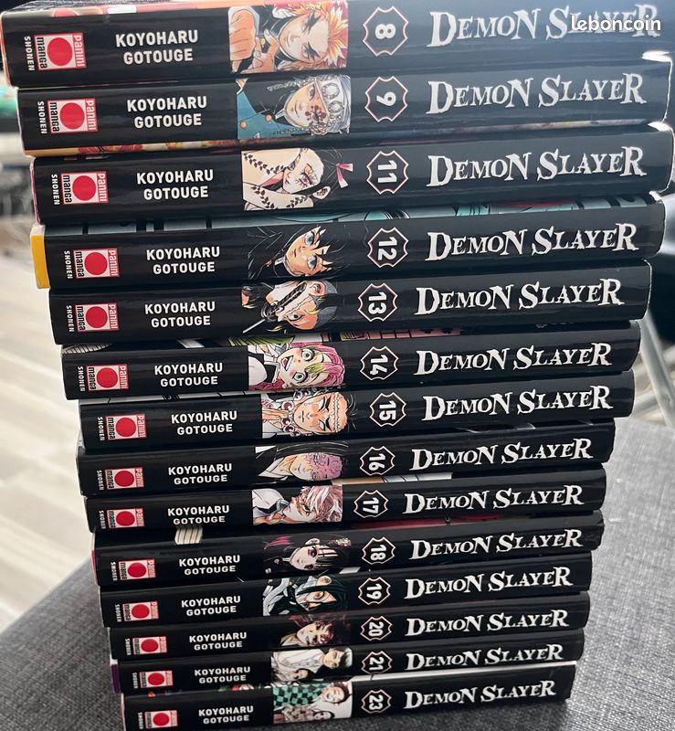Pack manga Demon Slayer (tome 8 à 23) (image 1)