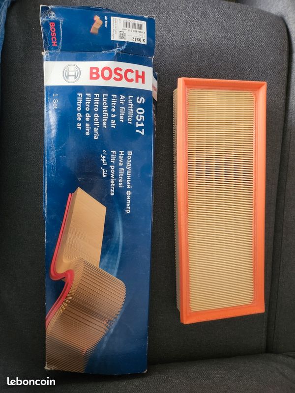 Filtre à Air Bosch S0517 - Qualité D'Origine - Haute Filtration - Compatible Multiples Véhicules