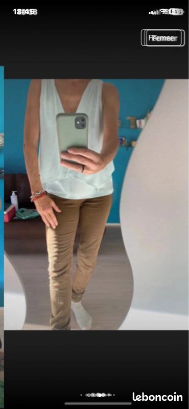 Lot de 2 hauts fluides mango etc (image 3)
