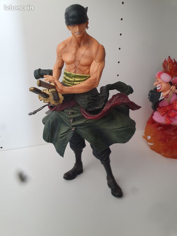 FIGURINE ARTICULÉE 7& Anime One Piece Roronoa Zoro bleu passé variable
