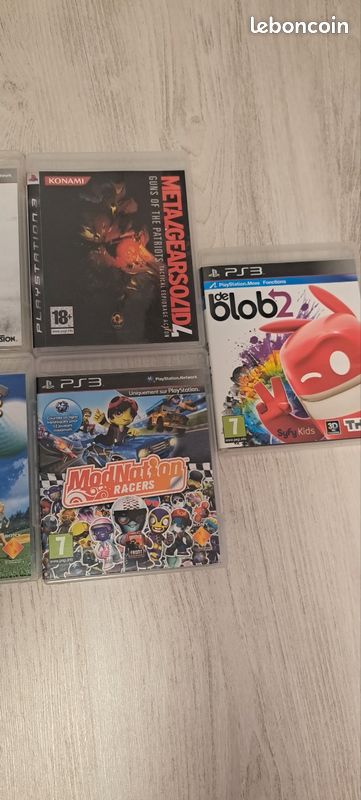 Lot De 6 Jeux PS3 PAL FR - Dont PUTTY SQUAD - État Bon, Boîtiers Inclus