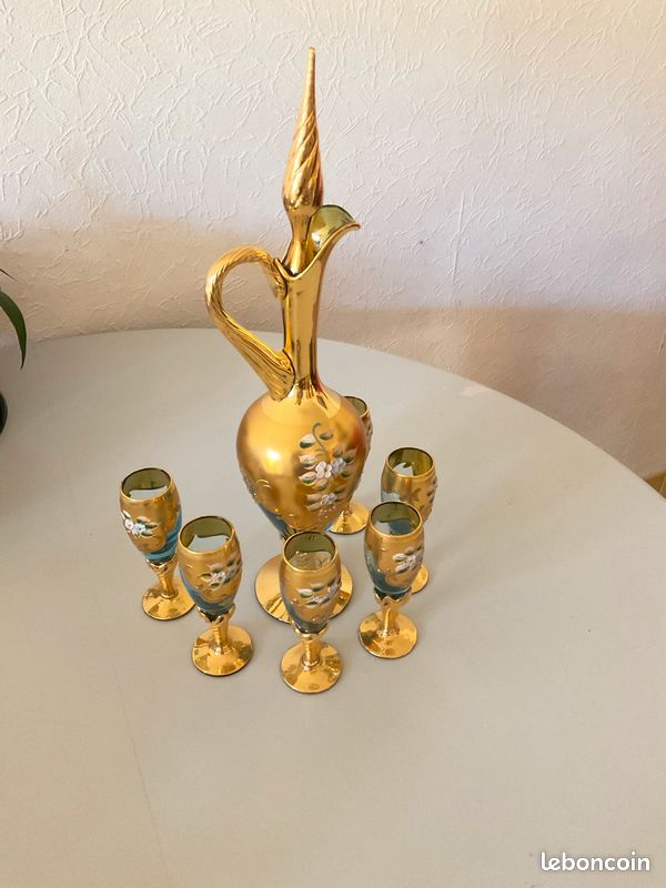 Service à liqueur Murano vintage (image 2)