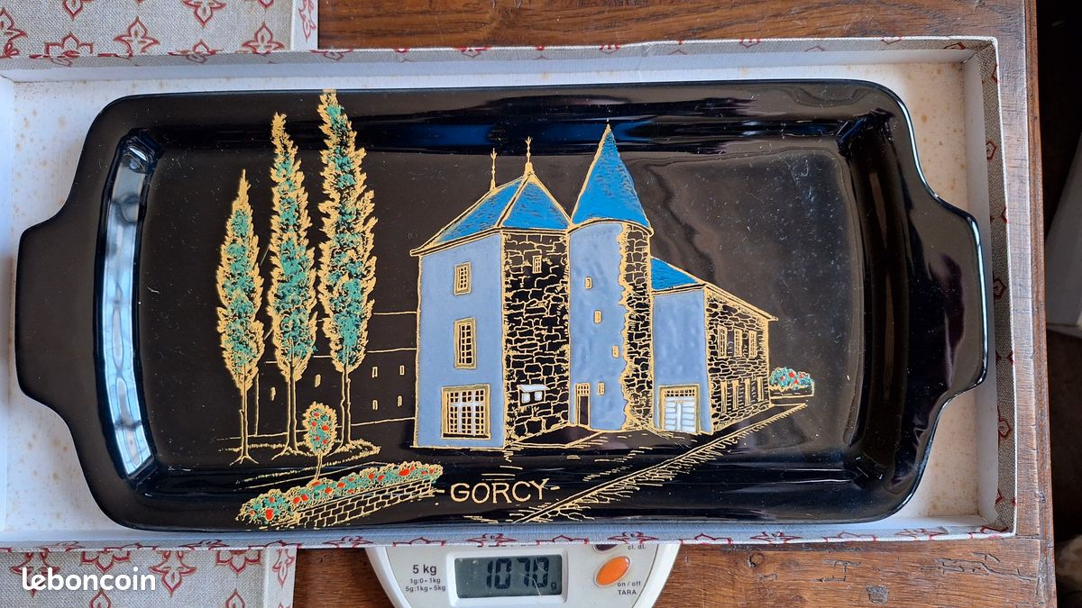 Plat rectangulaire en Longwy de Gorcy (image 2)
