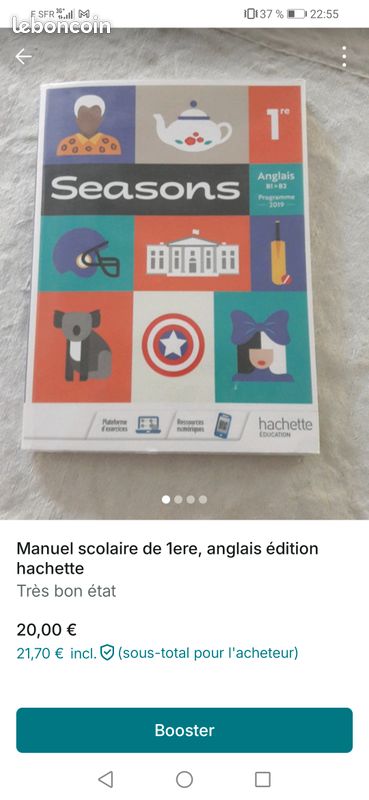 LIVRES SCOLAIRES 1ERE GENERALE Nx Programmes (image 3)