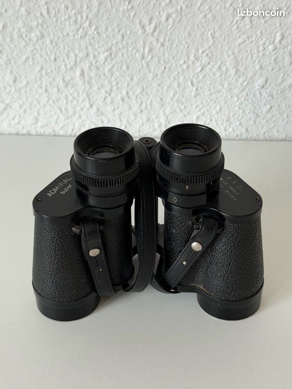 Jumelles vintage ADMIRAL Super 8×30 – Wide Angle – Optiques traitées (image 3)