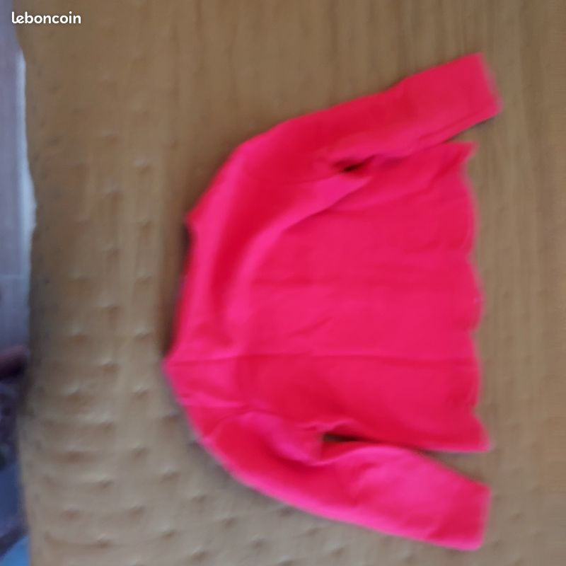 Gilet rouge jacadi (image 2)
