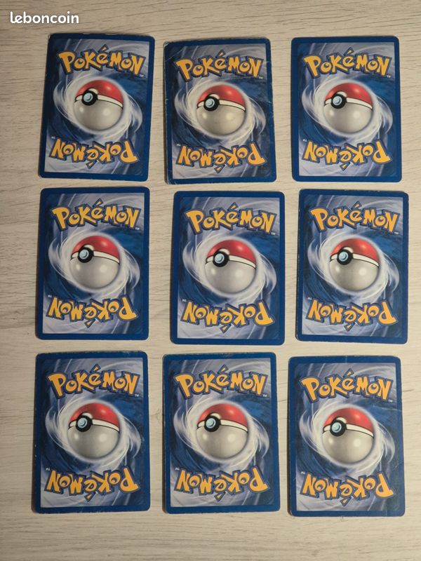 Lot de 9 cartes Pokémon aquali, Hyporoi, elector, tartare, electrode... (image 2)