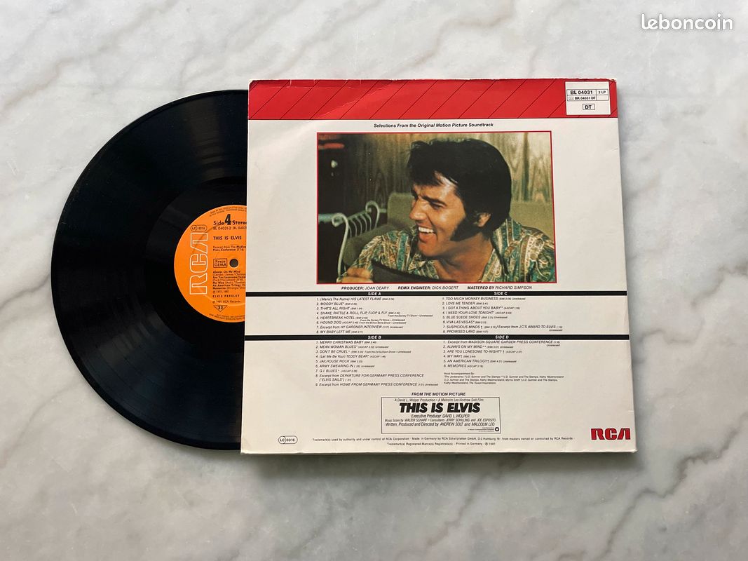 Elvis Presley - This is Elvis - Vinyle 33t (image 2)