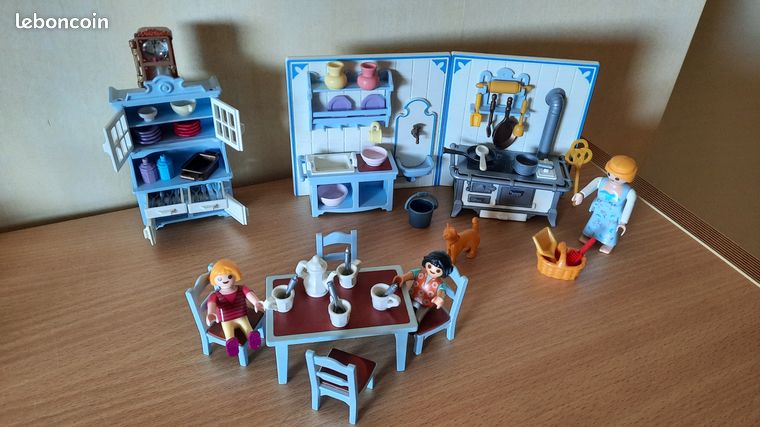 Jouet ancien Autoland Faller type Playmobil Play Big - figurines ref 3322 NEUF