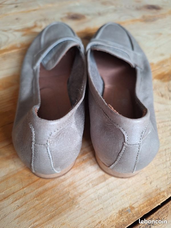 Mocassin en cuir 40 (image 2)