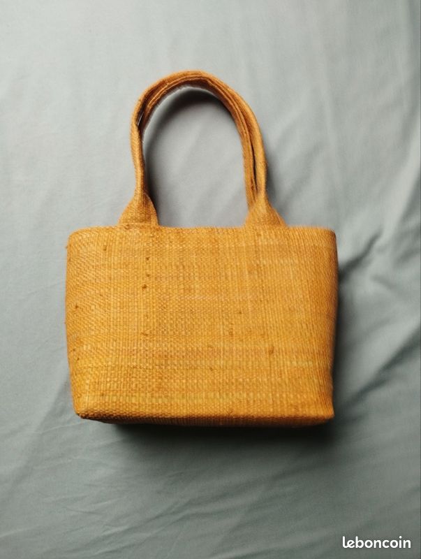 “Sac à main bohème en raphia – style été / plage (image 3)