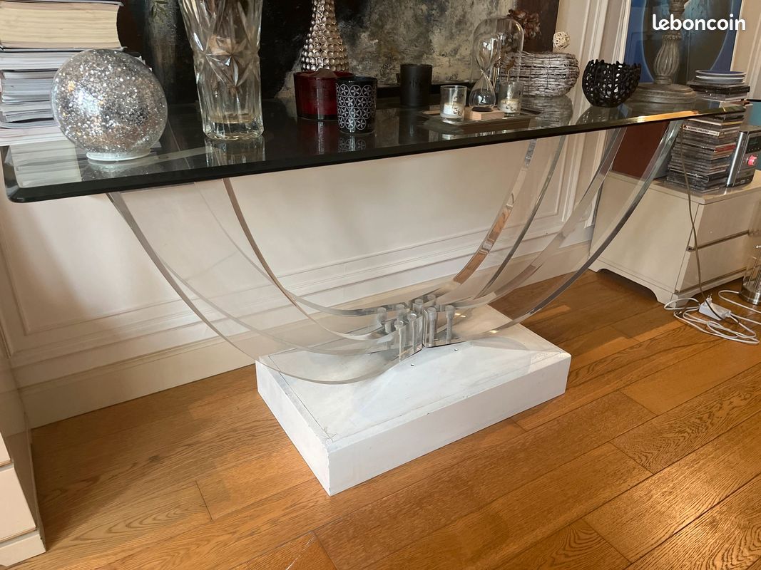 Console plexiglass années 70 (image 2)