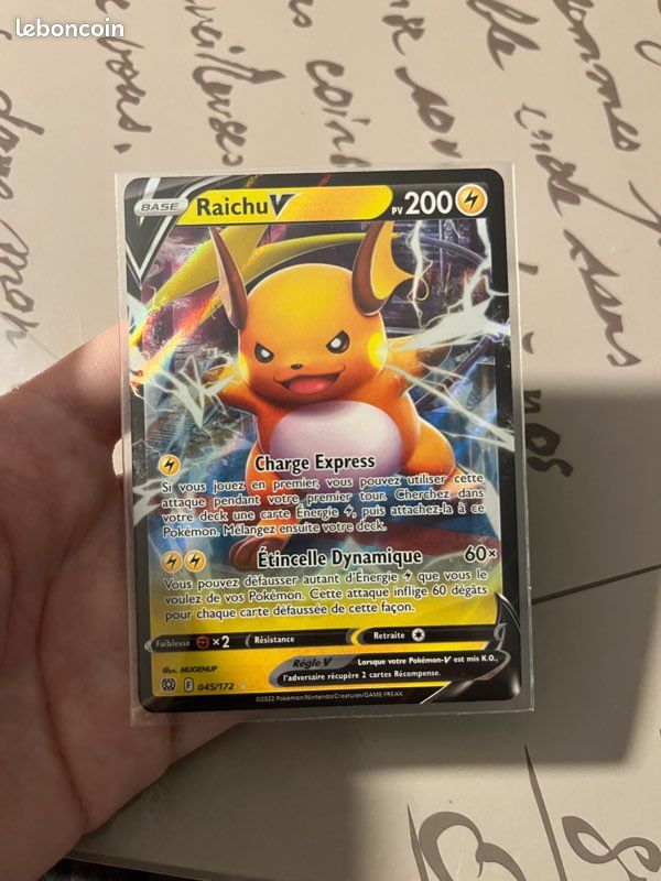 raichu v pokemon card value Amazon.com: Raichu V 045/172 Brilliant Stars - Ultra Rare Pokemon Card