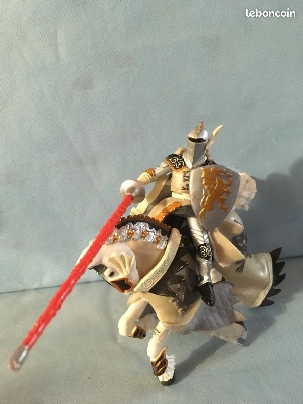 Figurine chevalier papo et son cheval papo (image 2)