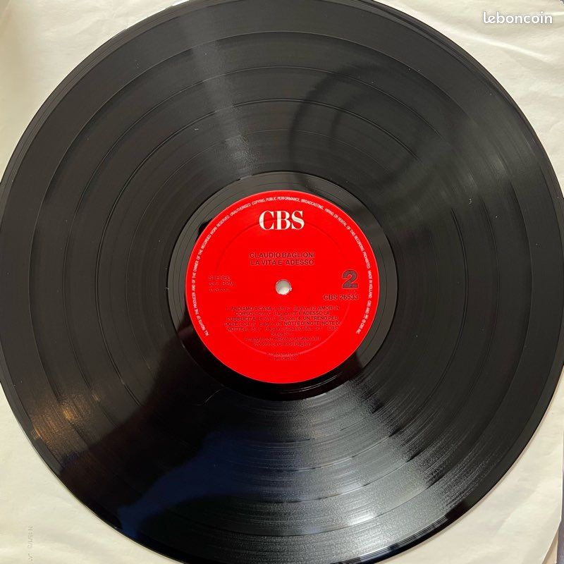 LP12" de Cláudio Baglioni (image 7)