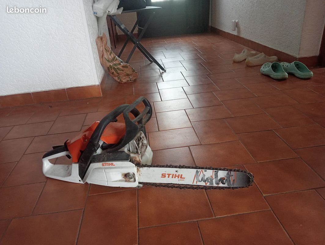 Tronçonneuse Stihl ms 162 guide 35 cms, servie une fois (image 1)