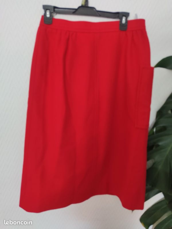 Jupe Courrèges laine et cachemire 36 vintage 90s (image 8)