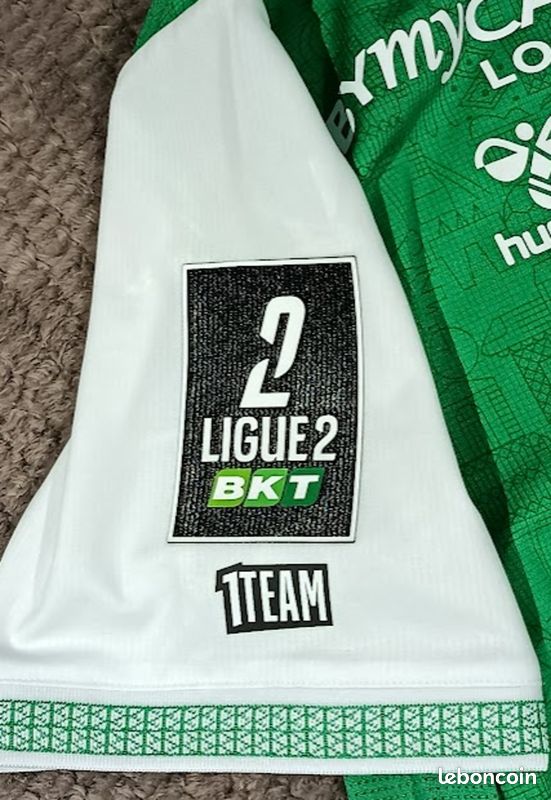 Maillot de football porté ASSE Saint-Etienne Augustine Boakye, ASSE-Clermont Foot Ligue 2 - Collection